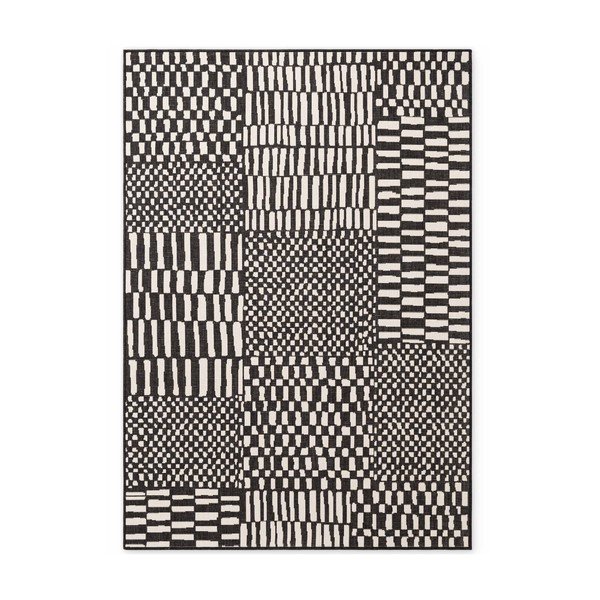 Czarny/kremowy dywan odpowiedni na zewnątrz 160x230 cm Haringey Barkham – Ted Baker