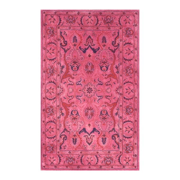 Wełniany dywan Pink Punk, 120x183 cm