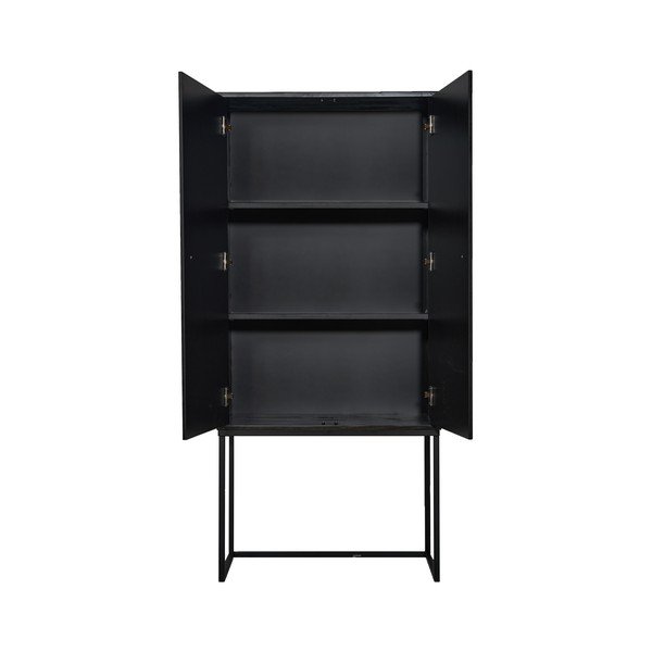 Czarno-beżowa szafka 75x164,5 cm Alva – Really Nice Things-image-3