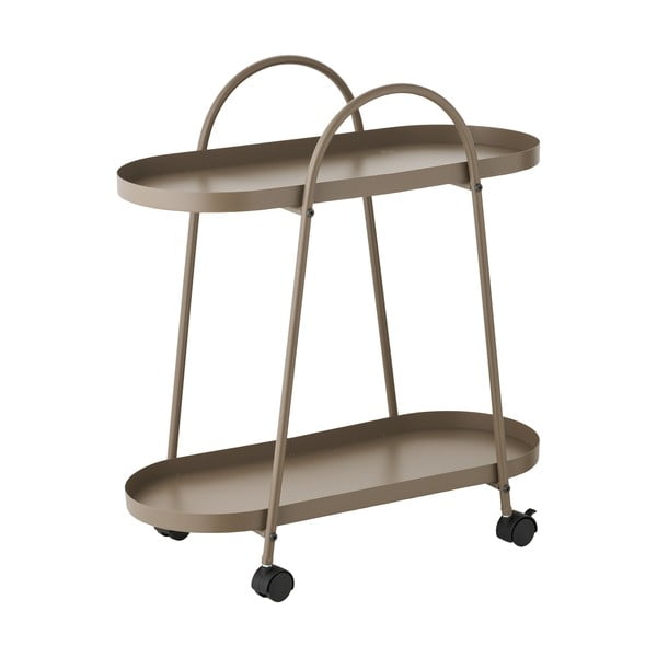 Metalowy barek na kółkach 27,5x60 cm Empoli – House Nordic