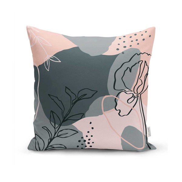 Zestaw 4 dekoracyjnych poszewek na poduszki Minimalist Cushion Covers Draw Art, 45x45 cm-image-4