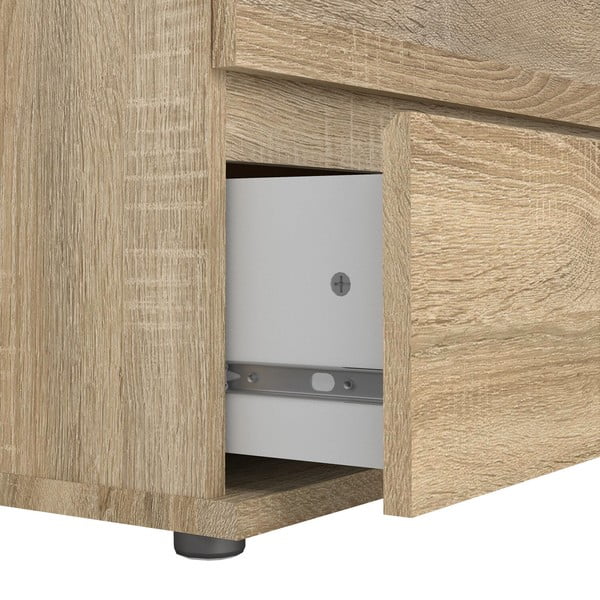 Wysoka komoda w dekorze dębu 77x107 cm Nova – Tvilum-image-4