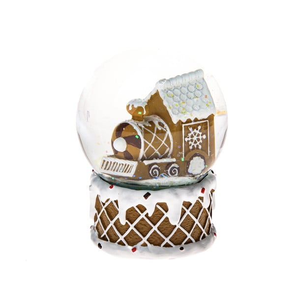 Kula śnieżna z żywicy polimerowej (wysokość 10 cm) Snowy Train – Dakls