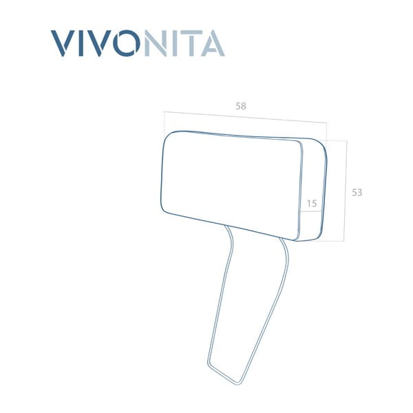 Jasnozielony zagłówek do sofy Vivonita Harlem-image-1