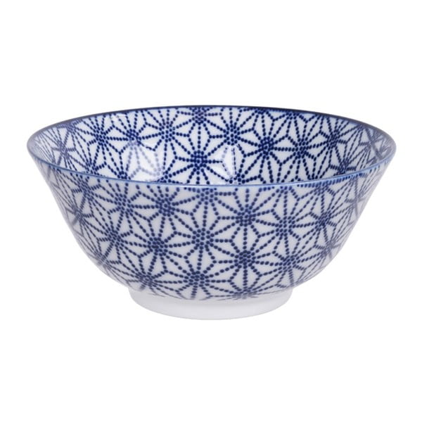 Niebieska miska porcelanowa Tokyo Design Studio Star, ø 15,2 cm