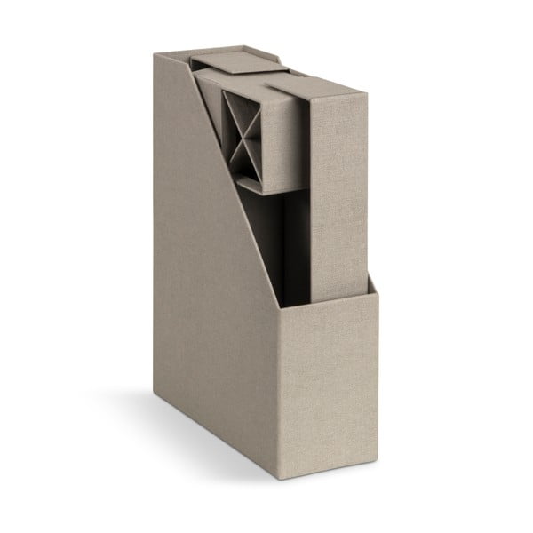 Kartonowe organizery zestaw 4 szt. Hugo Canvas Paper Laminate – Bigso-image-3