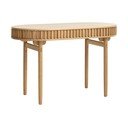 Biurko w dekorze dębu 60x120 cm Carno – Unique Furniture