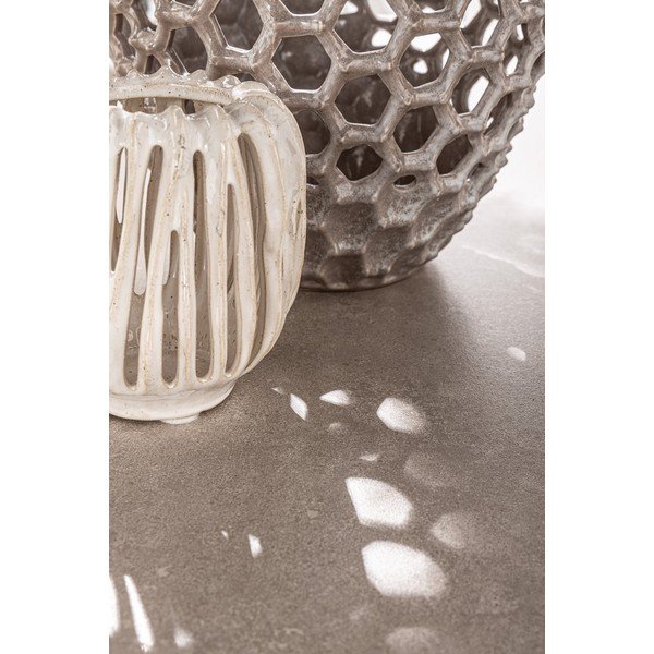 Kremowy ceramiczny ręcznie wykonany wazon (wysokość 17 cm) Naoko – Bizzotto-image-3