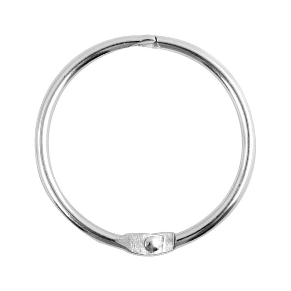 Kółka do zasłony prysznicowej w kolorze matowego srebra zestaw 12 szt. Ringo Small – Spirella