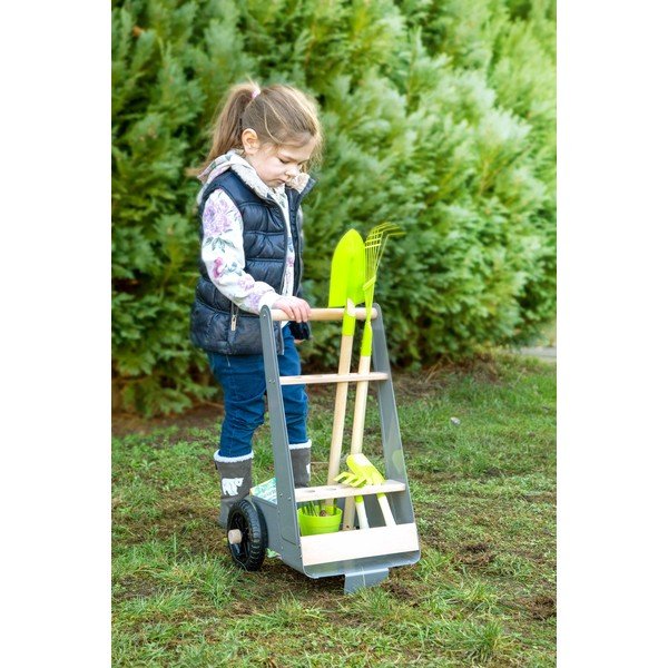Dziecięcy zestaw ogrodnika Legler Trolley-image-1