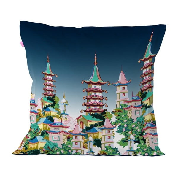 Poszewka na poduszkę z czystej bawełny Happy Friday Temple, 60x60 cm