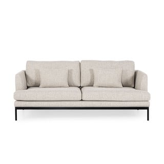Jasnobeżowa sofa Ndesign Pearl, szerokość 204 cm