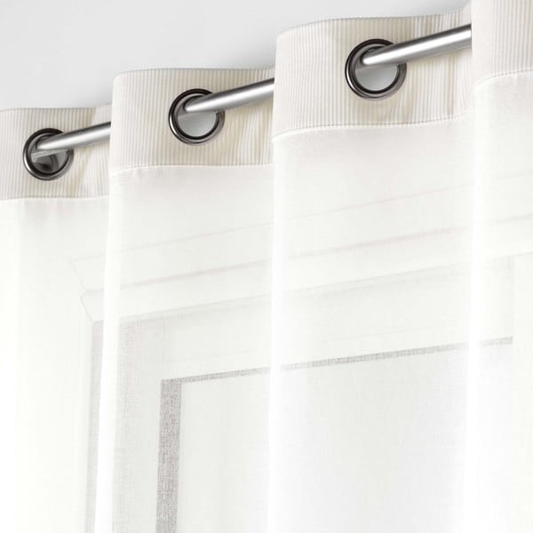 Kremowa firanka z woalu 140x240 cm Casual – douceur d'intérieur-image-1