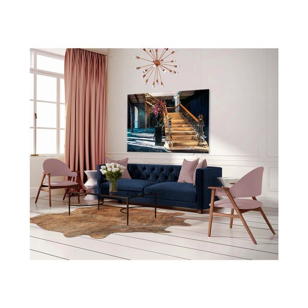 Obraz Styler Glas Modern Blue Curta, 80x120 cm-image-1