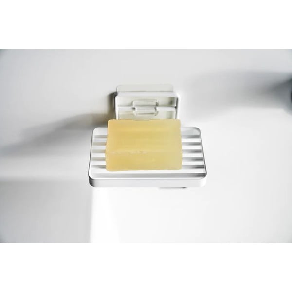 Biała samoprzylepna metalowa mydelniczka Film Hook – YAMAZAKI-image-1