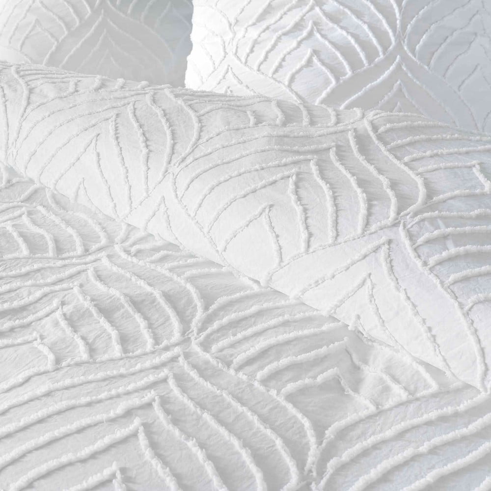 Biała pościel jednoosobowa z mikrowłókna 140x200 cm Heltie – douceur d'intérieur (zdjęcie 3)