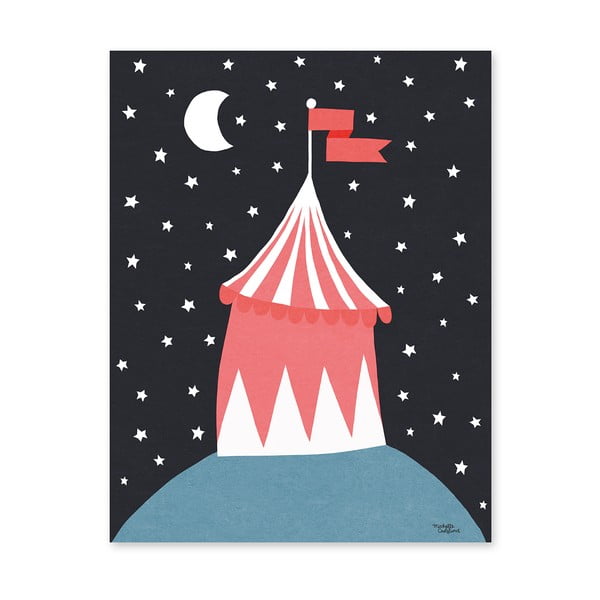 Plakat Michelle Carlslund Circus Tent, 30x40 cm
