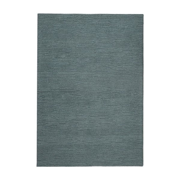 Szaroniebieski wełniany dywan tkany ręcznie 160x230 cm Harris Boucle – Flair Rugs