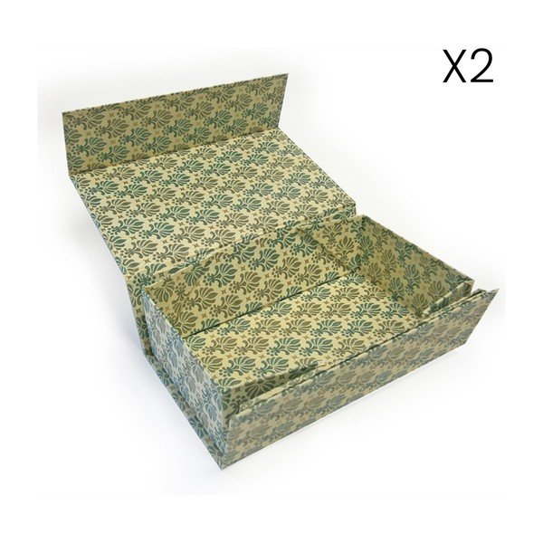 Pudełka prezentowe zestaw 2 szt. 39x49 cm Lilies – Kartos-image-1