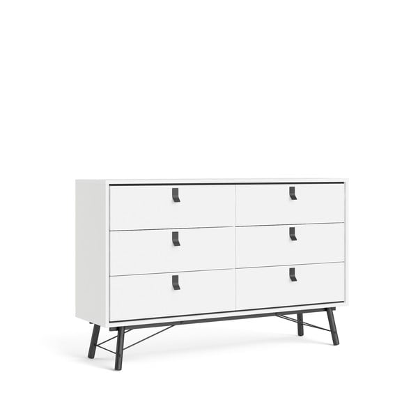 Biała komoda Tvilum Ry, 150 x 95 cm-image-4