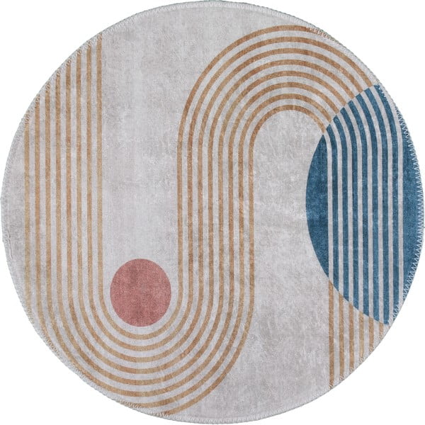 Okrągły dywan odpowiedni do prania ø 120 cm Yuvarlak – Vitaus