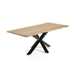 Stół do jadalni w dekorze drewna dębowego Kave Home, 220 x 100 cm