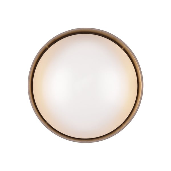 Jasnobrązowa lampa sufitowa LED ø 30 cm Locarno – Reality-image-3