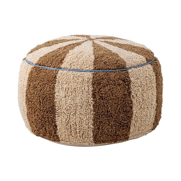 Brązowy/beżowy puf dziecięcy Charoline – Bloomingville Mini