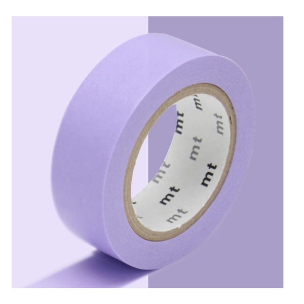 Fioletowa taśma dekoracyjna washi MT Masking Tape Uni
