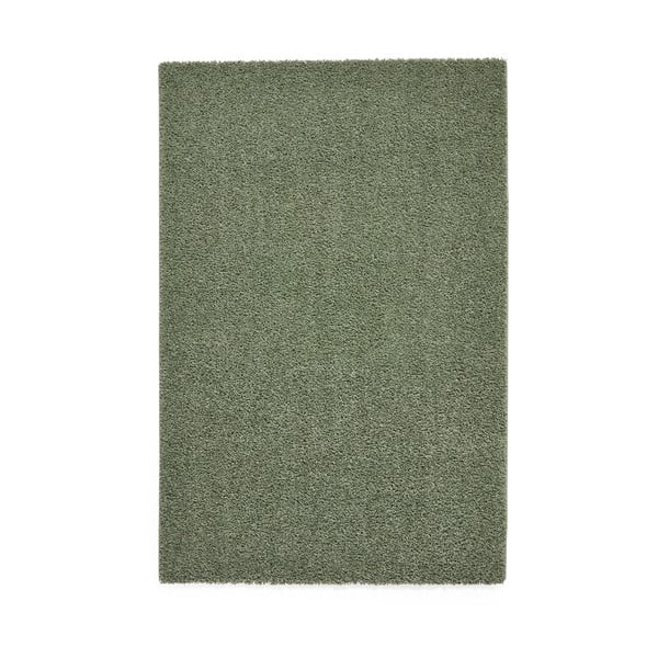 Zielony dywan z włókien z recyklingu odpowiedni do prania 80x150 cm Bali – Think Rugs