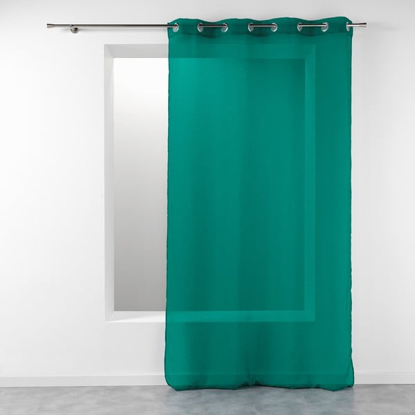 Zielona firanka 140x280 cm Telma – douceur d'intérieur