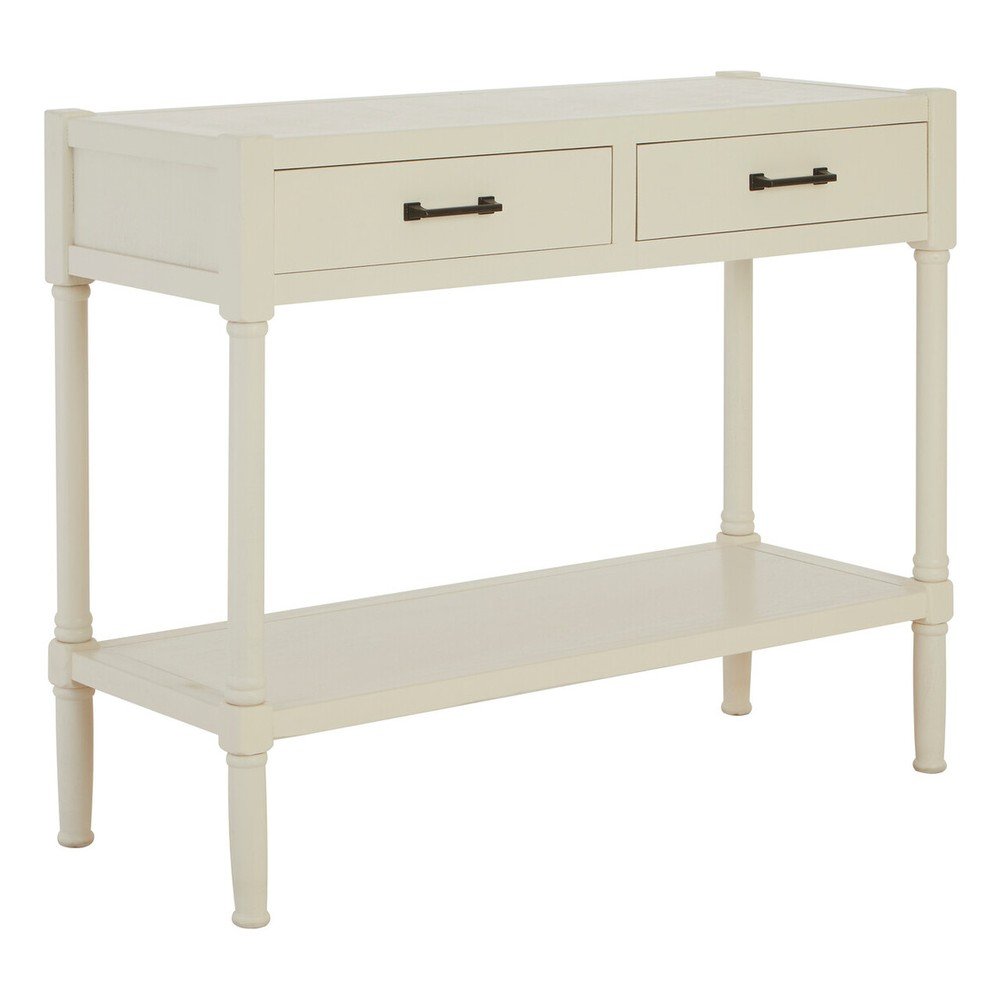 Biała konsola z litego drewna sosnowego 35x91 cm Heritage – Premier Housewares