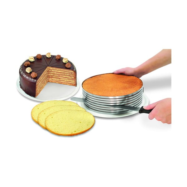 Zestaw noża i obręczy do krojenia tortów Zenker, ø 24-26 cm-image-2