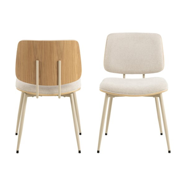 Kremowe krzesło Owen – Actona-image-3