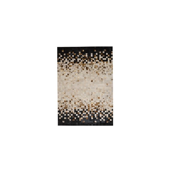 Skórzany dywan Rain Brown, 170x240 cm