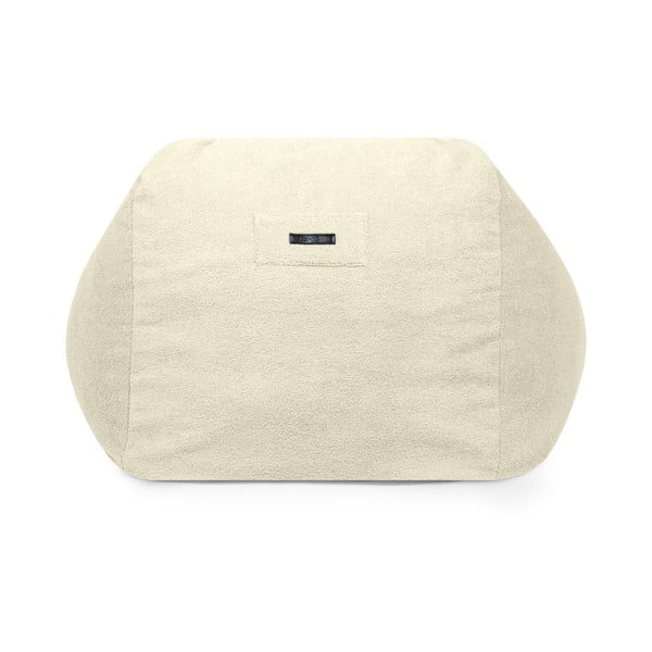 Kremowy worek do siedzenia z materiału bouclé Sofa Snug – SLOWDOWN-image-4