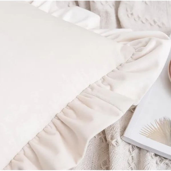 Poszewka na poduszkę z mieszanki bawełny 40x40 cm Ruffled – Mila Home-image-2