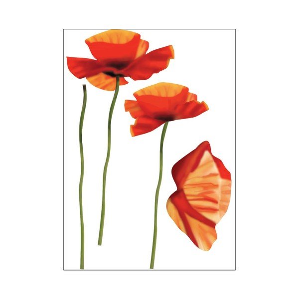 Naklejka Poppies-image-2
