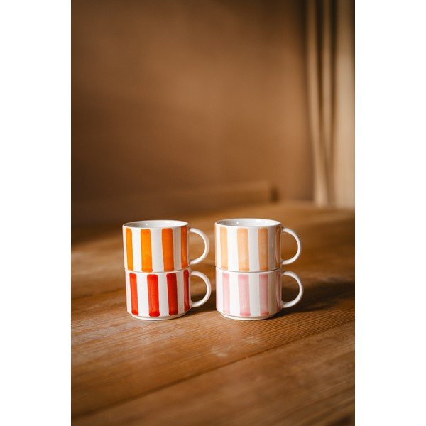 Białe kubki zestaw 4 szt. na espresso ceramiczne 180 ml Franca – Leopold Vienna-image-1