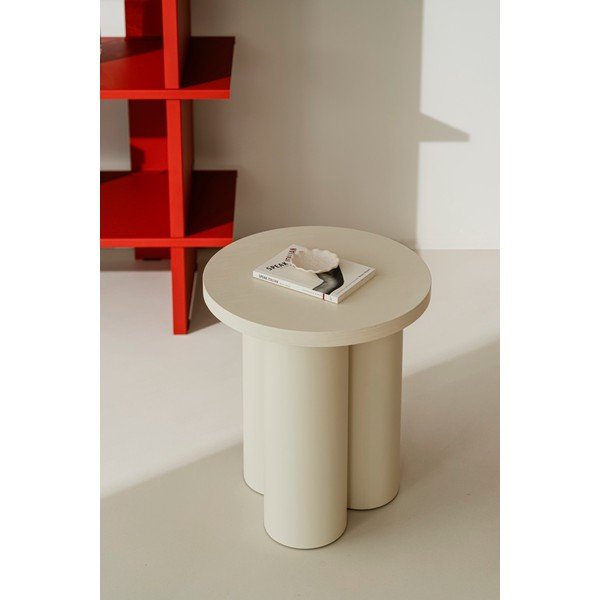 Beżowy stołek Oly – noo.ma-image-1