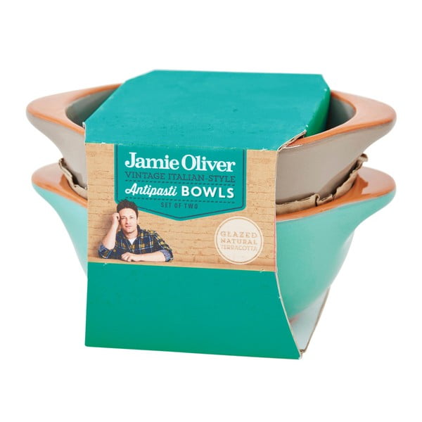 Zestaw 2 szaro-niebieskich misek Jamie Oliver Antipasti