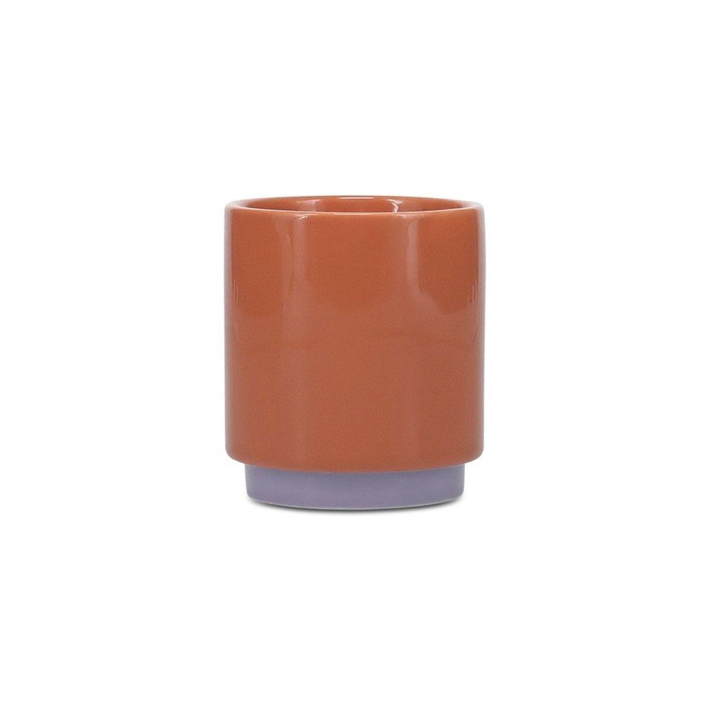 Pomarańczowa/fioletowa kamionkowa filiżanka 270 ml Duo – ONA