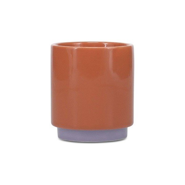Pomarańczowa/fioletowa kamionkowa filiżanka 270 ml Duo – ONA