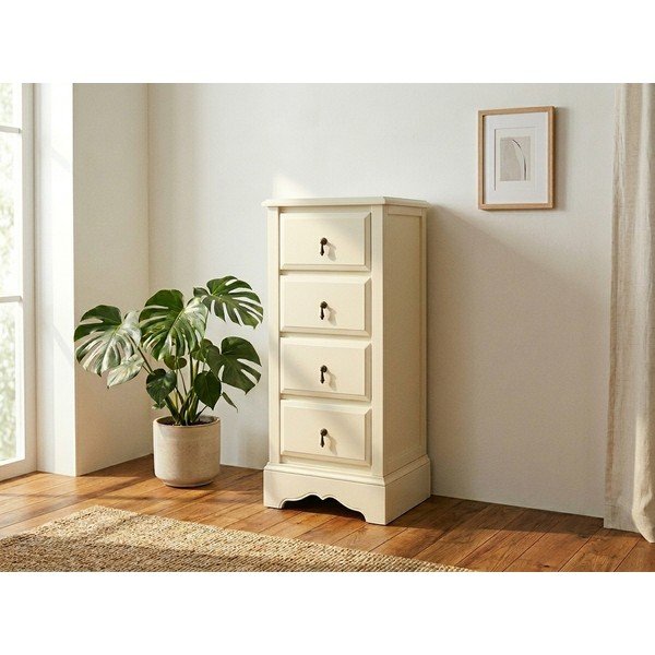 Szafka w kolorze kości słoniowej 43x104x50 cm Florence – Premier Housewares-image-1