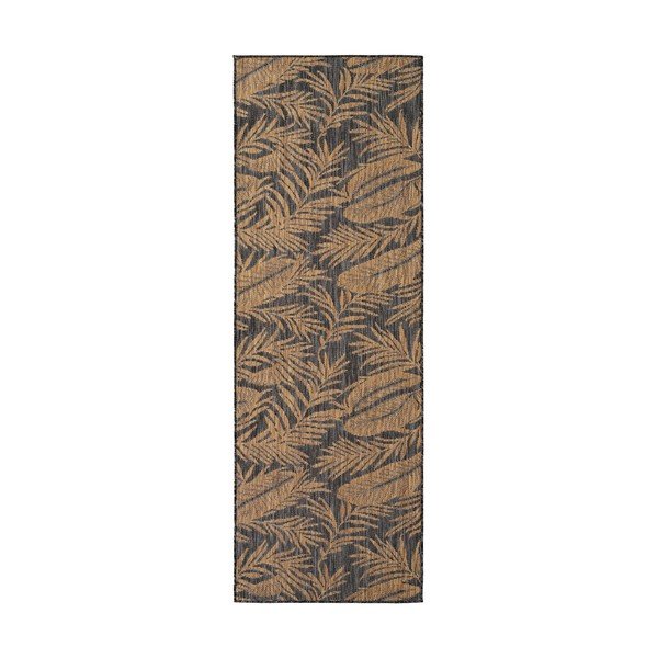 Czarny/brązowy chodnik odpowiedni na zewnątrz 80x250 cm Mira 1451 – Ayyildiz Carpets
