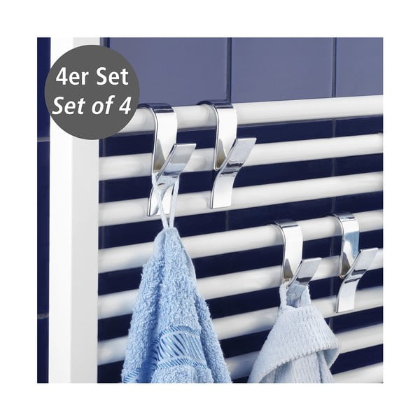 Zestaw 4 haczyków na grzejnik Wenko Hook-image-2