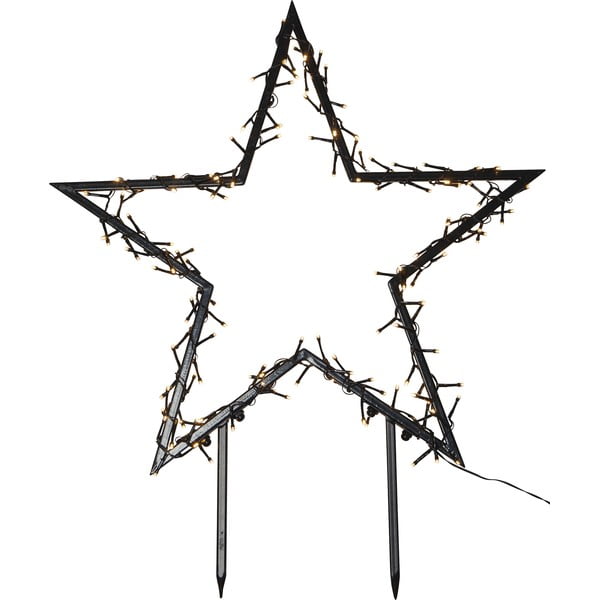 Czarna dekoracja świetlna ze świątecznym motywem Spiky – Star Trading