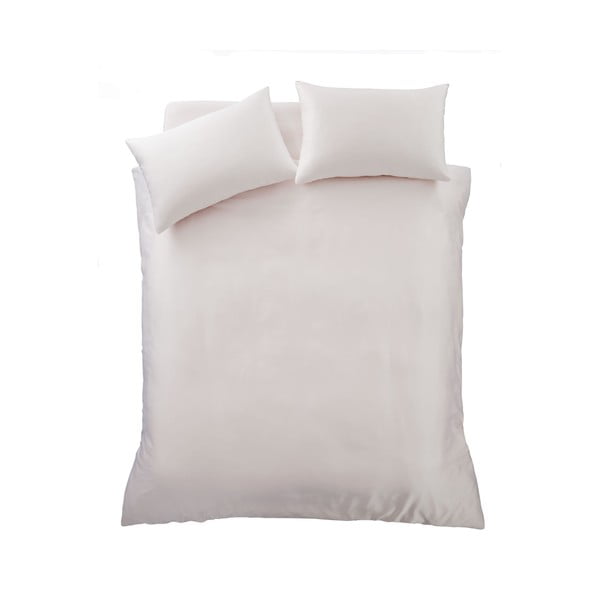 Różowa satynowa pościel dwuosobowa 230x220 cm Silky Soft – Catherine Lansfield