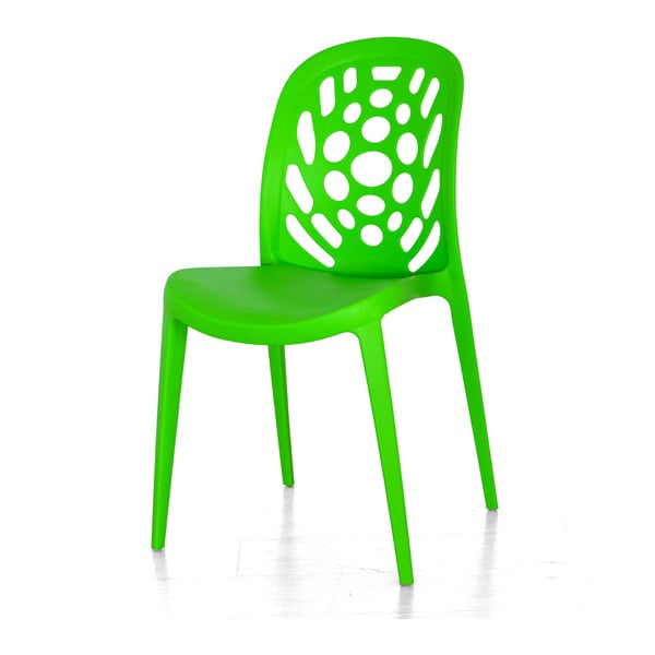 Krzesło Allegra, zielone