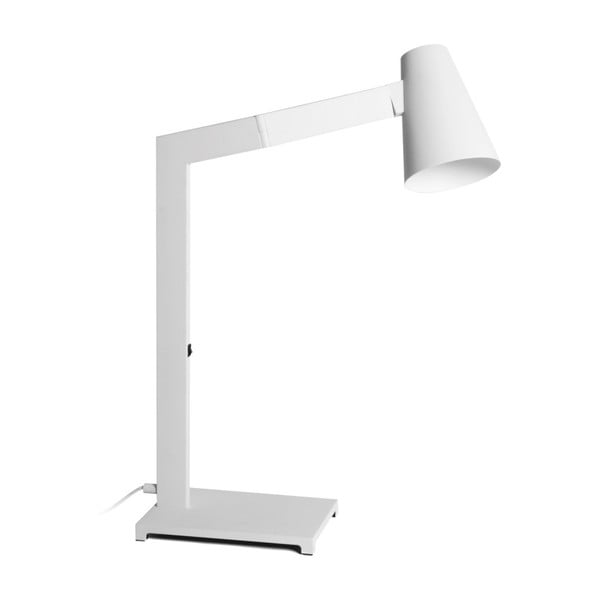 Biała lampa stołowa Design Twist Fahy